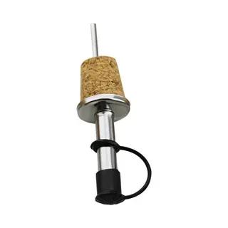 Schenktuit Met Dop - Schenkdop - Kerst - Diner - Keuken - Rvs - Kurk - 1 Stuk
