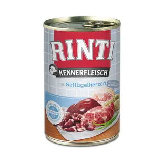 Rinti Kennerfleisch Herz, Geflügel Erwachsene 400 g