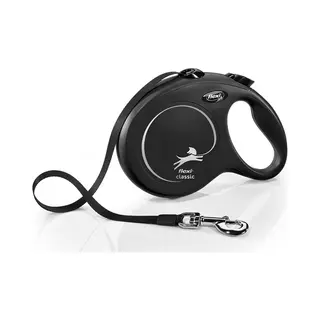Flexi Classic L 8 m Zwart Hond Intrekbare riem