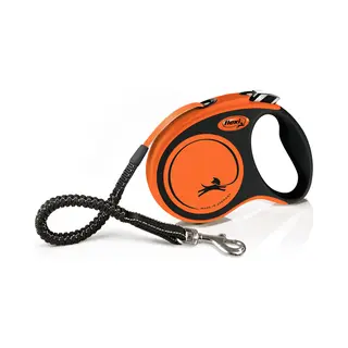 Flexi Xtreme 5 m Black, Orange Dog