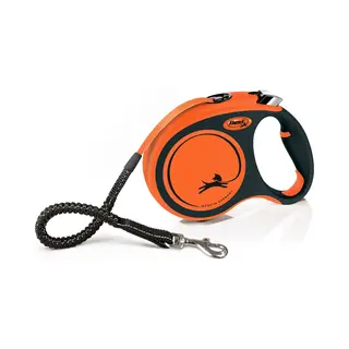Flexi Xtreme 5 m Schwarz, Orange Hund