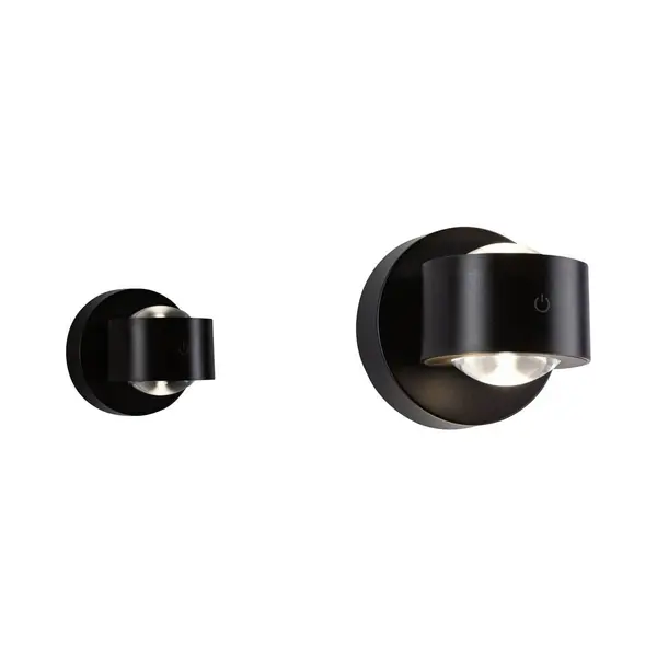Paulmann 71290 Led Akkuwandleuchte Zorik IP44 Dimmbar 2700K 100mm 2x1, 1W Schwarz thumbnail