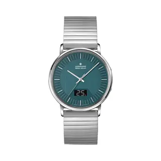 Junghans Herrenuhr Funk Milano Mega Solar Stahl/Blau 56/4621.44
