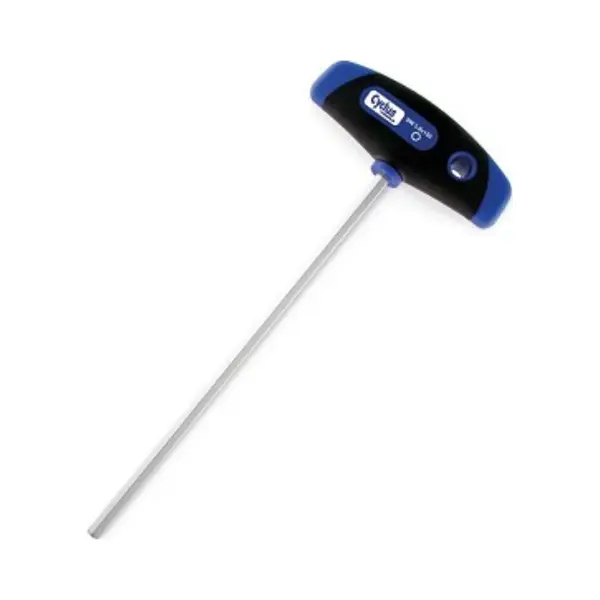 Cyclus Inbus T-greep 4mm - Ergonomisch - 150mm - Zwart/Blauw thumbnail