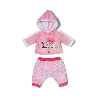 Zapf Baby born Jogging Suit Pink 43cm Puppen-Kleiderset