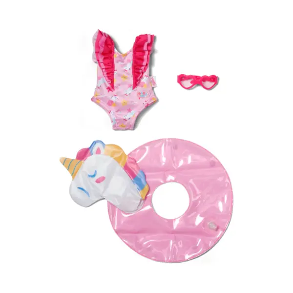 Zapf Baby born Swim Set Unicorn 43cm Puppen-Bademode thumbnail