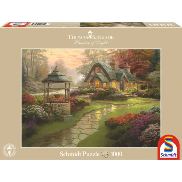Schmidt Spiele Haus mit Brunnen Puzzlespiel 1000 Stück(e) Landschaft thumbnail