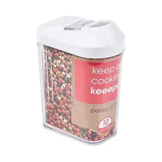 Keeeper Transparante Container Voor Losse Producten / Strooibus - 0, 25L Wit/transparant