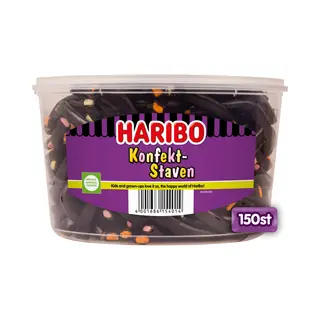 Haribo Konfektstaven 150 Stuks
