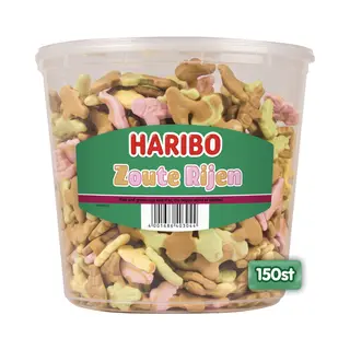 Haribo Zoute Rijen 150 Stuks