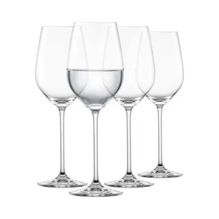 Schott Zwiesel Red Wine Glass Fortissimo (Set Of 4), Fine Crystal Glasses For Red Wine Or Water, Dishwasher-Safe Tritan Wine Glasses, Made In Germany