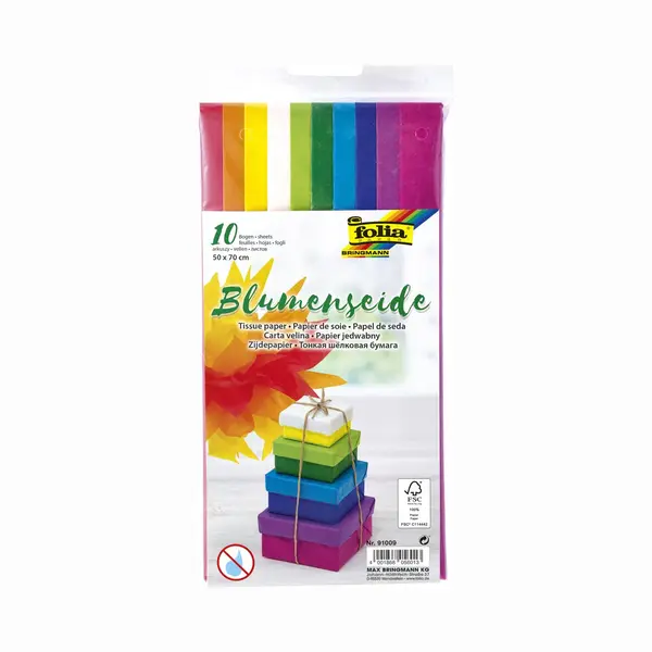 Folia 10er-Pack Seidenpapier »Blumenseide« 50 X 70 Cm, 50 Cm thumbnail