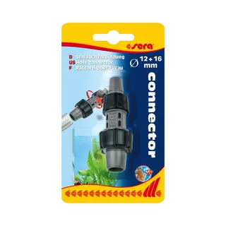 Sera Schlauchverbindung Für Ø 12 Und 16 Mm | Anschlussstück Für Aquarien- Und Teichtechnik | Passend Für Gängige Filter Und Pumpen | Flexible &