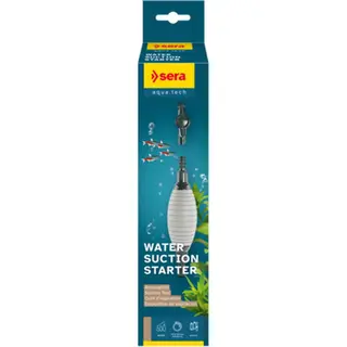 Sera Water Suction Starter | Ansaughilfe Für Aquarium Wasserwechsel | Aquarium Zubehör Mit Absperrhahn | Aquarium Sauger | Handwasserpumpe |