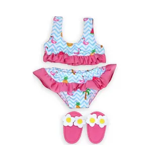 Heless Poppenbikini Met Slippers Voor Pop Van 35-45 Cm