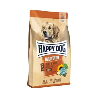 Happy Dog NaturCroq Rind & Reis (Rund En Rijst) - 11 Kg