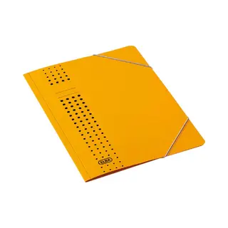 Elba Eckspanner-Mappe Chic, Für A4, Aus Karton, Gelb, 25er Pack