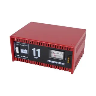 Absaar Acculader 12 Volt 18-120 Ah 11 Ampère Rood