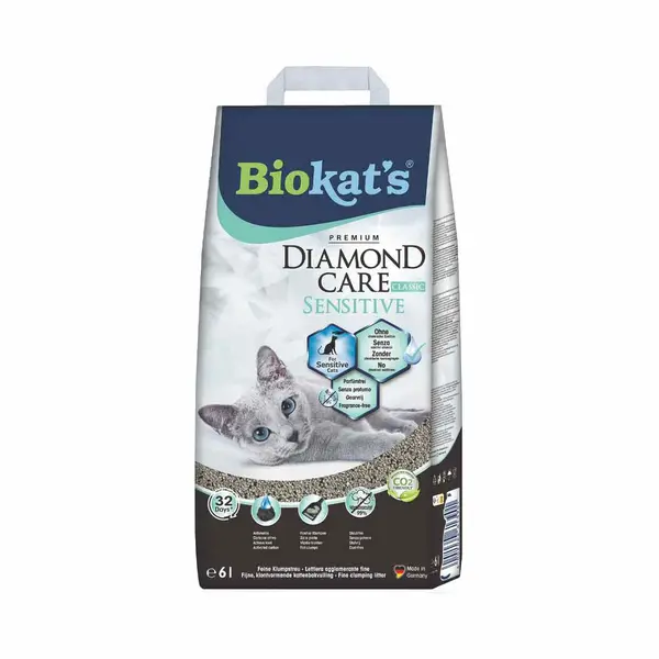 Biokat's Kattenbakvulling Diamond Care Sensitive 6 Liter thumbnail