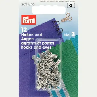 Prym 263846 clasp fastener 12 pc(s) Brass