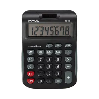 Maul Mj 550 Taschenrechner Tasche Display-Rechner Schwarz