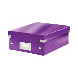 Leitz 60570062 Aktenaufbewahrungsbox aus Faserbord lila
