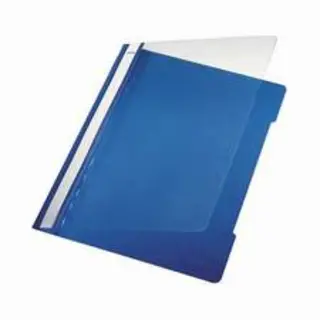 Leitz Standard Plastic File A4 Pvc Light-blue stofklepmap Blauw