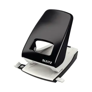 Leitz 51386095 Locher 40 Blätter Schwarz, Weiß