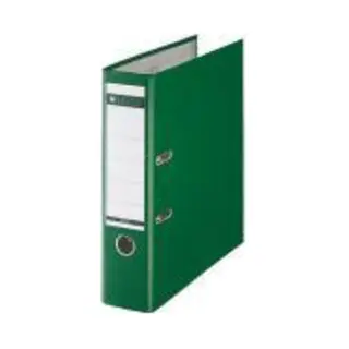 Leitz Plastic Lever Arch File A4 80mm 180° Green Ringmappe Grün