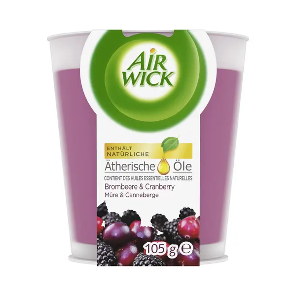 Air Wick 8145665 kaars Rond Braam, Cranberry, Fruitig Roze 1 stuk(s) thumbnail