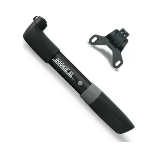 Sks Germany Rookie Xl Black Bicycle Pump With Strong Pumping Power (bicycle Accessory With Reversible Head For All Valves, Robust And Powerful, Max.