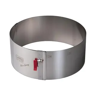 Overig Taartring Verstelbaar Met Klem Ø 18 Cm - 30 Cm X 10 Cm