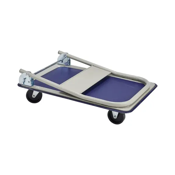 Bruder Mannesmann Brüder Mannesmann M 096-T Flatbed Trolley 75kg Capacity Steel Frame thumbnail