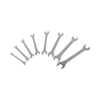 Brüder Mannesmann M 110-08DIN Dubbele Steeksleutelset 8-delig Sleutelbreedte (metrisch) 6 - 22 Mm