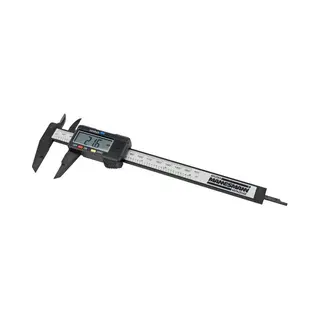 Brüder Mannesmann Digitale Schieblehre 150 Mm (), Elektronischer Messschieber Mit Led-Display, 0, 01 Mm Präzision, Edelstahl, Messwerthaltefunktion,