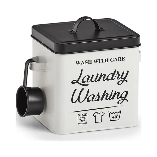 Zeller Dose Für Waschpulver Laundry, Mit Messbecher Und Deckel thumbnail