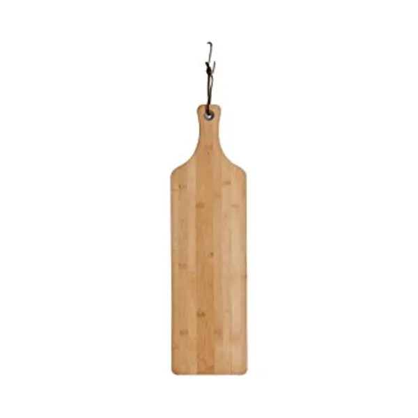 Zeller Present Schöner Leben. Praktisch Wohnen. Zeller 25193 Schneide-/Servierbrett Mit Griff, Bamboo, Ca. 57 X 16 X 1, 2 Cm, Braun thumbnail