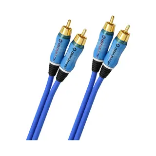 Oehlbach Beat! Interlink Blue 1m Audio-Kabel 2 x Rca Blau