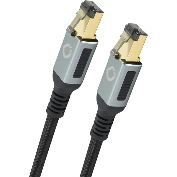 Oehlbach D1C13353 Netzwerkkabel Schwarz, Gold 2 m Cat8.1 thumbnail