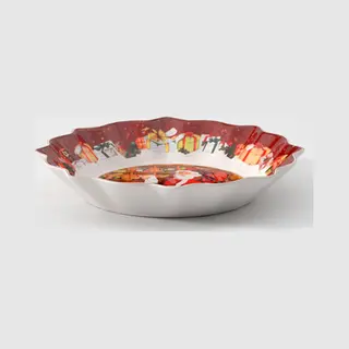Villeroy & Boch 14-8332-3635 Pastry Plate, Porcelain, Red