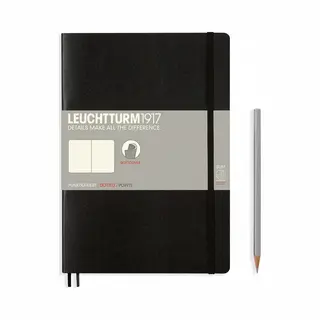 Leuchtturm 349298 writing notebook B5 121 sheets Black
