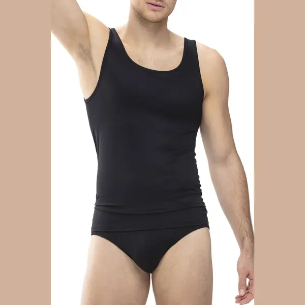 Mey Software Tanktop Zwart, Effen thumbnail