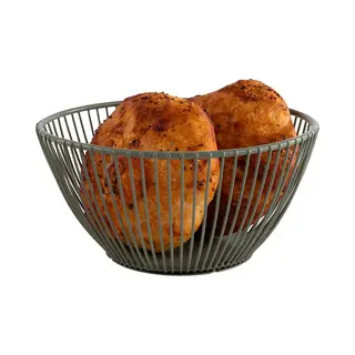 Aps Brood- En Fruitmand Svart, Rond, 175 Mm, Groen
