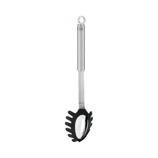RÖSle 10629 Löffel Spaghetti Löffel Silikon, Edelstahl Schwarz 1 Stück