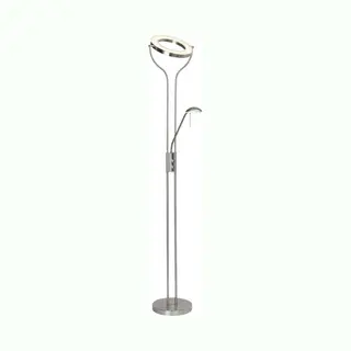 Brilliant Demian - Staande Leeslamp - Chroom