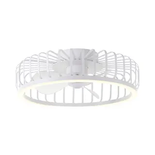 Brilliant Capo - Plafondventilator - Led 36W - Dimbaar -Ø 48 Cm - Wit