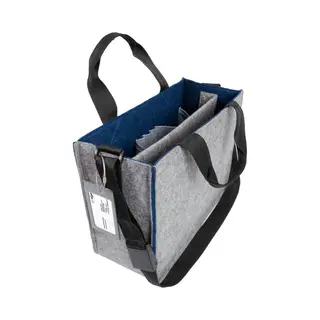 Sigel BA424 handbag/shoulder bag Pet felt, Polyethylene terephthalate (Pet) Blue, Grey Boy/Girl