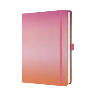 Sigel Jolie JB103 writing notebook A5+ 100 sheets Orange, Pink