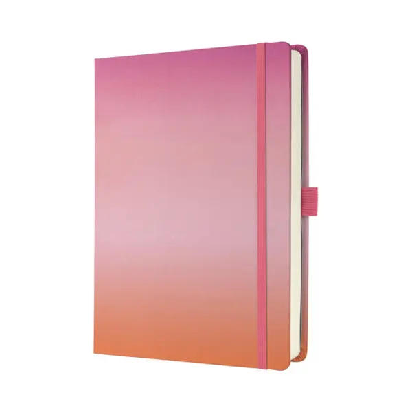 Sigel Jolie JB103 writing notebook A5+ 100 sheets Orange, Pink thumbnail