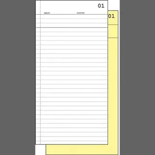 Sigel Order / Commissieboekje - Expres - Met Carbon - 2x50 Vel - Si-30020